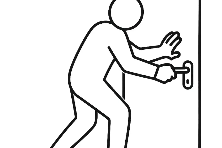 Porta bloccata ma serratura funziona